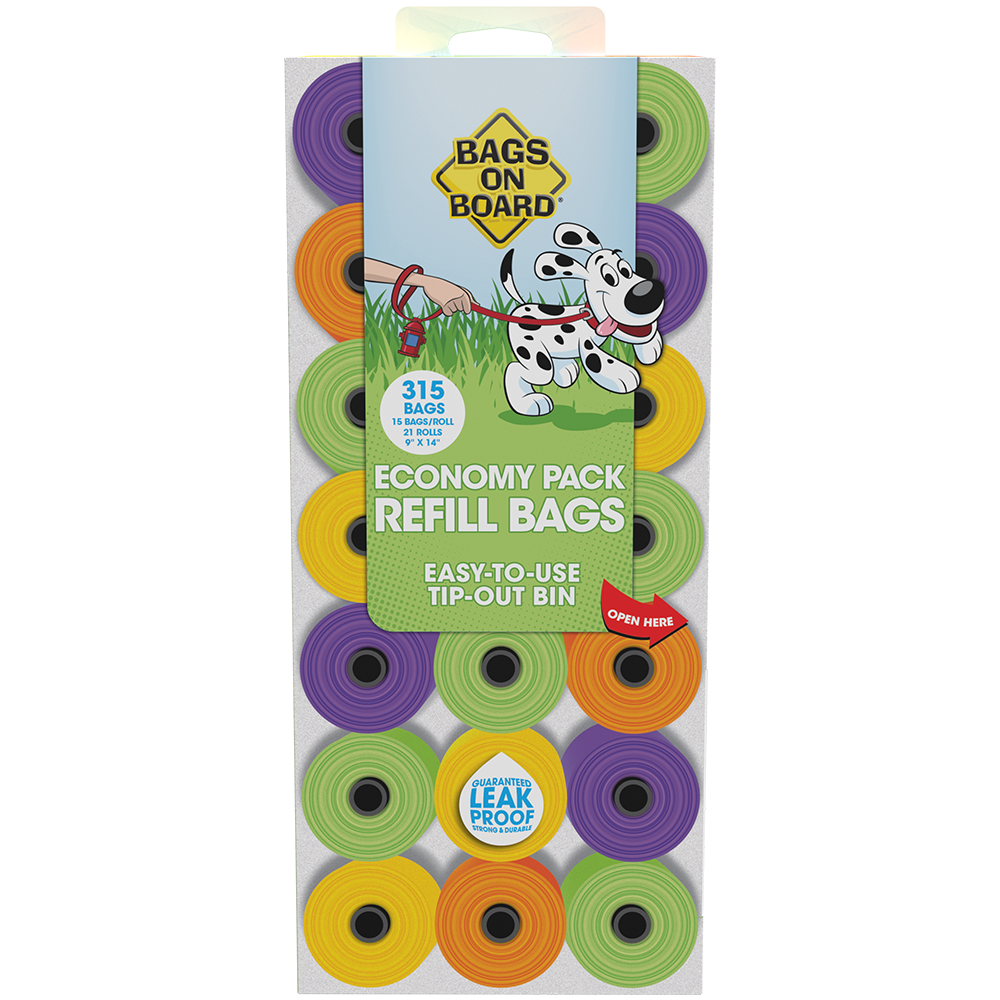 Bags on Board Rainbow Bag Refill Pack (140) — Fetch Life® Inc.